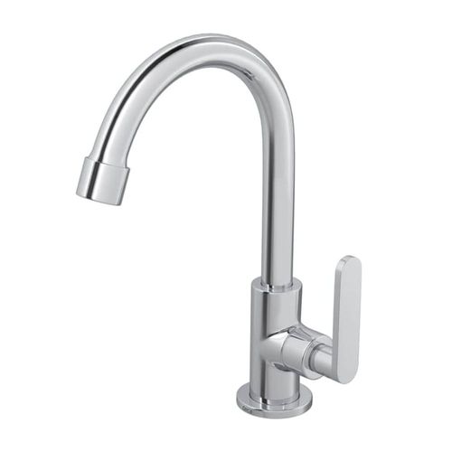 Torneira para Banheiro Mesa 1/4V Bica Média Cromado Flex Plus DN15