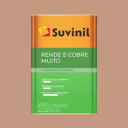 Tinta Standard Acrílica Fosco Rende e Cobre Flor de Anis 18L Suvinil