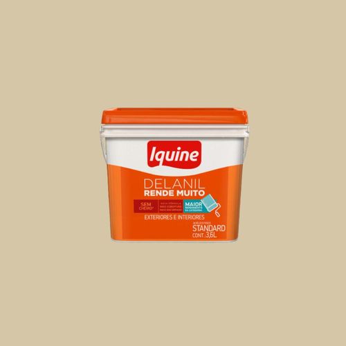 Tinta Standard Acrílica Fosco Delanil Areia 3,6L Iquine