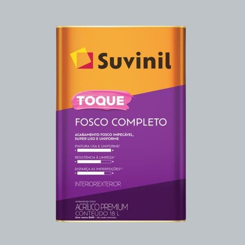 Tinta Premium Acrílica Toque Fosco Completo Névoa Intensa 18L Suvinil