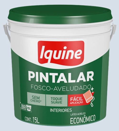 Tinta Econômica Acrílica Fosco Pintalar Andorinha 15L Iquine