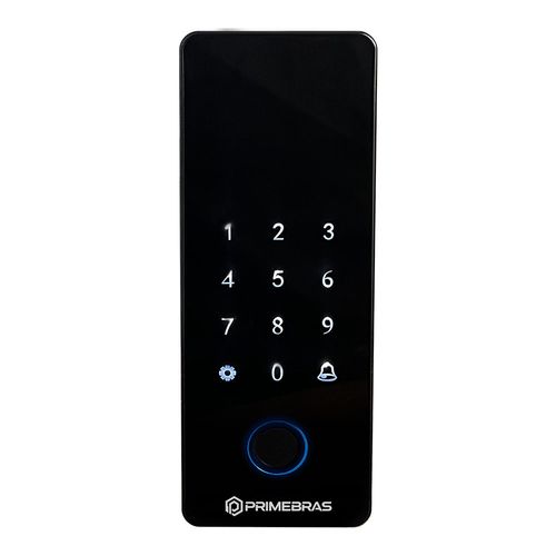 Fechadura Digital de Sobrepor com Biometria Athenas Preto