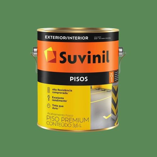 Tinta Premium Acrílica Fosco Piso Verde 3,6L Suvinil