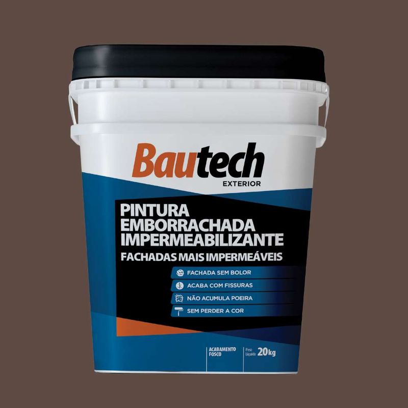 Tinta-Acrilica-Fosco-Emborrachada-Marrom-20Kg-Bautech