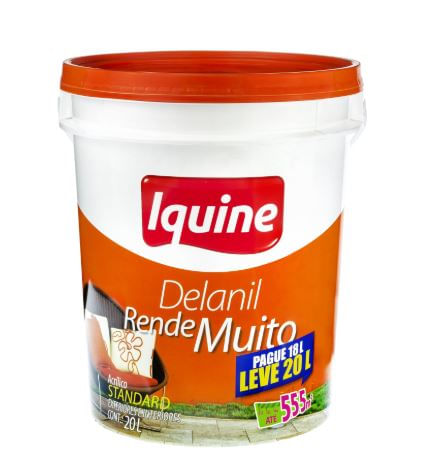 Tinta Acrílica Fosca Delanil Branco Neve 20L