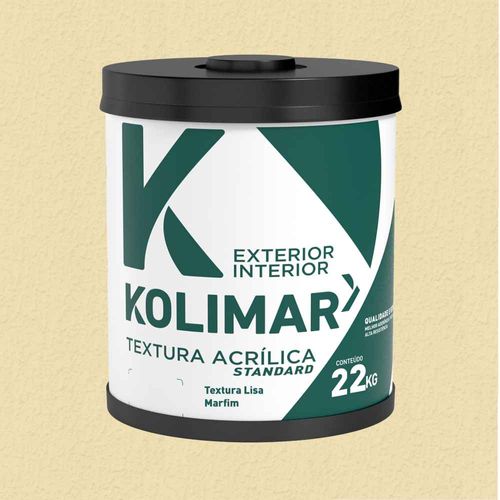 Textura Acrílica Lisa Marfim 22Kg Kolimar