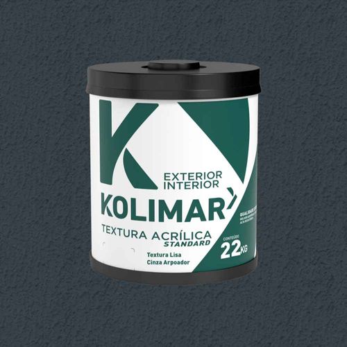 Textura Acrílica Lisa Cinza Apoador 22Kg Kolimar