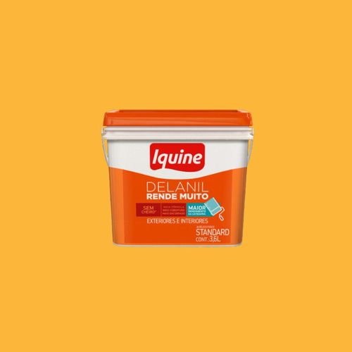 Tinta Standard Acrílica Fosco Delanil Cajú 3,6L Iquine