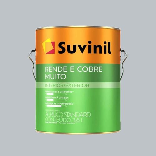 Tinta Standard Acrílica Fosco Rende e Cobre Névoa Intensa 3,6L Suvinil