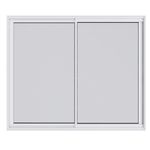Janela-de-Correr-2-Folhas-sem-Grade-Aluminio-Branco-100x120cm