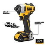 Parafusadeira-de-Impacto-Atomic-1-4--20V-2Baterias-DCF809D2-BR-Dewalt