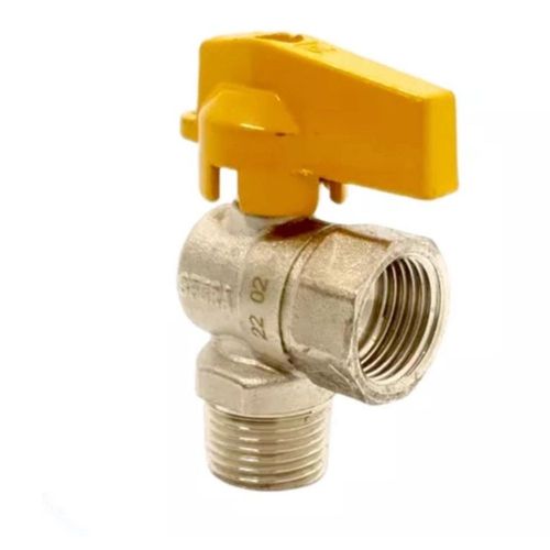 Válvula de Esfera 90 Gás Macho Fêmea BSP com Alavanca 1/2" Emmeti