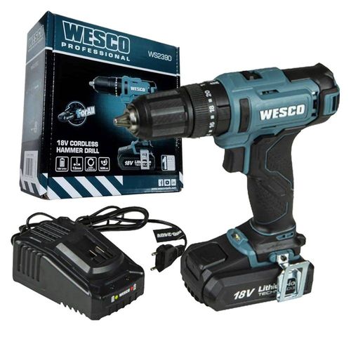 Furadeira Parafusadeira de Impacto 1/2" 18V 1 Bat WS2390 Wesco