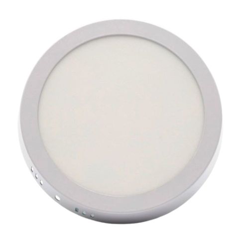 Painel de LED Sobrepor 12W 16cm 840 Lúmens Luz Amarela