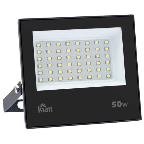 Refletor de LED 50W IP65 3000 Lúmens Luz Amarela Kian