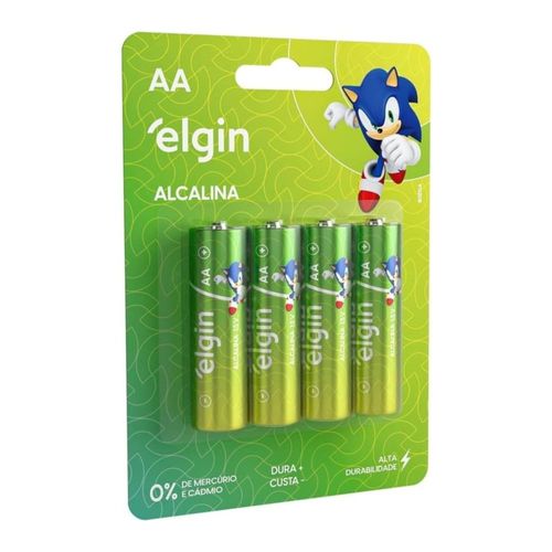 Pilha Alcalina 1.5V Tipo AA Blister com 4 unidades