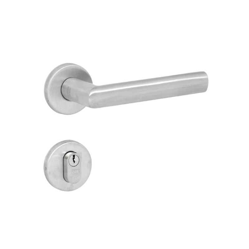 Fechadura-Externa-Roseta-Redonda-L892-55mm-Inox-Lixado