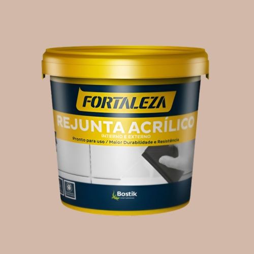 Rejunte Acrílico Bege 1kg Fortaleza