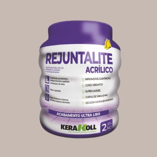 Rejunte Rejuntalite Acrílico Cinza Ferro 2kg Kerakoll