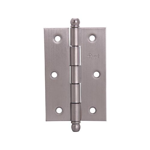 Dobradiça Pino Bola 3X1.7/8 até 15Kg Cromo Acetinado 03 Peças