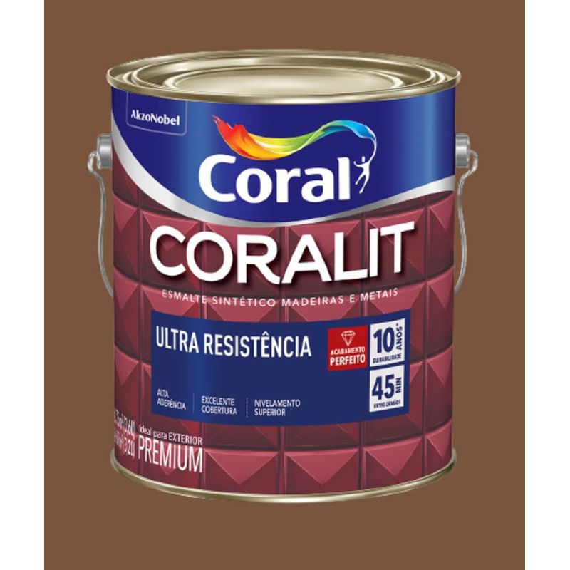 Esmalte-Premium-Sintetico-Brilhante-Coralit-Marrom-Conhaque-09L-Coral