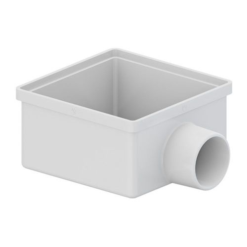 Corpo Ralo Quadrado PVC Branco DN100 x 53 x 40 Tigre