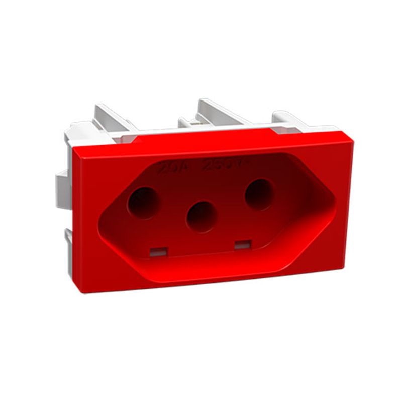Modulo-Tomada-2P-T-20A-250V-Vermelho-Modulopro