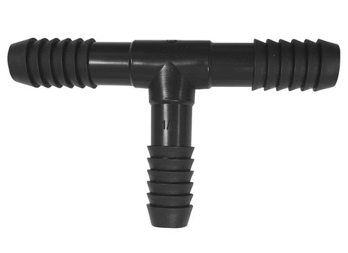 Te Interno Triplo Espigão Preto 3/4" Amanco