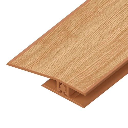 Perfil Redutor Tecno nº 09 Noce Oro 1x3,7cm Barra c/ 1,8m