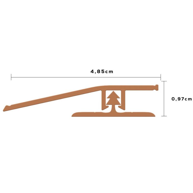 Perfil-Redutor-Tecno-nº-09-Noce-Oro-1x37cm-Barra-c--18m