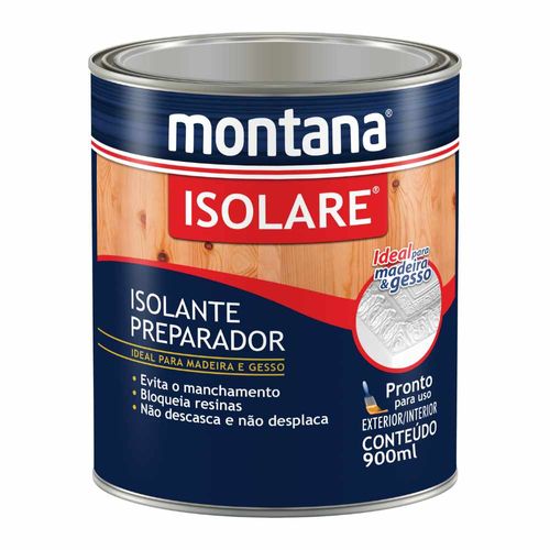 Verniz Premium Sintético Acetinado Isolare Incolor 0,9L Montana