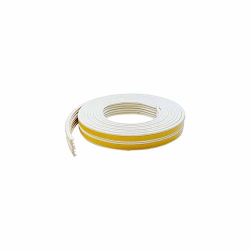 Veda Fresta Auto Adesivo Modelo "E" 2x3mm x 6m Branco