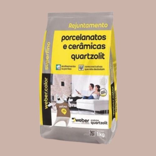 Rejunte Porcelanato Tabaco 1kg Quartzolit