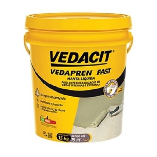 Manta Líquida Acrílica Impermeabilizante Vedapren Fast 15Kg Vedacit