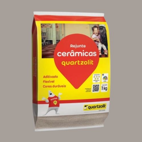 Rejunte Cerâmica Cinza Outono 1kg Quartzolit