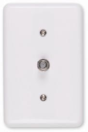 Conjunto para Antena de TV 4x2 Branco Stylus