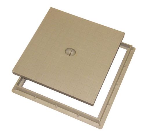 Tampa com Aro Polipropileno 20x20cm Odem