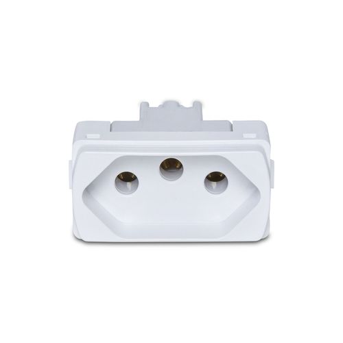 Módulo Tomada 2P+T 20A/250V Branco Miluz