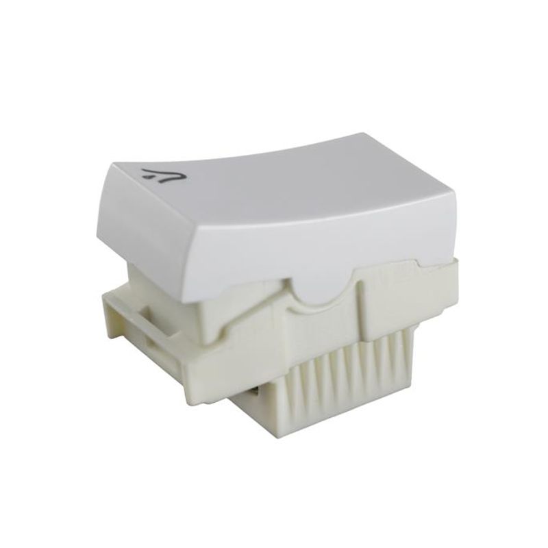 Modulo-Pulsador-para-Campainha-10A-250V-Branco-Slim