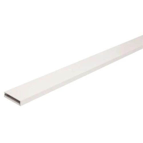 Perfil Retangular 50,8x12,7x1,5mm "2x1/2" 1m Alumínio Branco