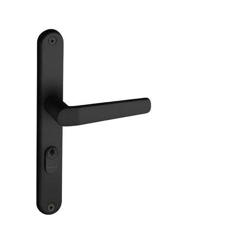 Fechadura Externa Perfil Estreito Serralheiro Concept 600 22mm Preta