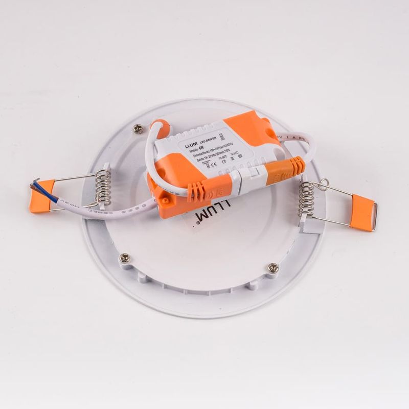 Painel-de-LED-Embutir-Slim-6W-12cm-410-Lumens-Luz-Amarela