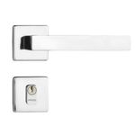 Fechadura-Externa-Roseta-Quadrada-Barra-940-90-55mm-Inox-Polido