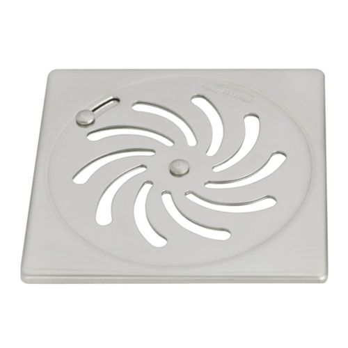 Grelha Quadrada Abre e Fecha Inox 10cm DN100 Amanco