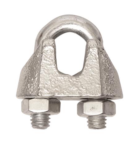 Clip Aço Galvanizado para Cabo de Aço 3/8"