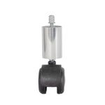 Pe-Redondo-para-Movel-com-Rodizio-e-Bucha-125mm-Aluminio-Polido