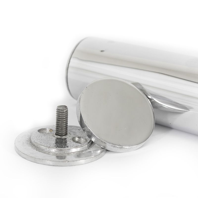 Pe-de-Mesa-Redondo-com-Sapata-Regulavel-970mm-para-Vidro-em-Aluminio