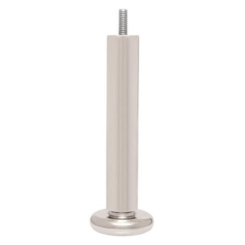 Pe-Tubular-para-Movel-com-Sapata-e-Bucha-150mm-Aluminio-Polido