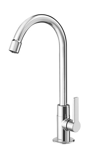 Torneira para Banheiro Mesa 1/4V Bica Alta Cromado Gali