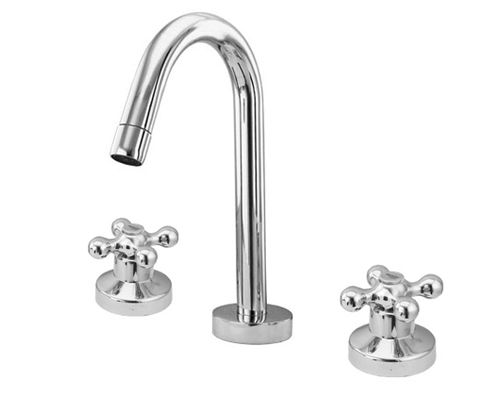 Misturador para Banheiro Mesa Bica Alta Cromado Luny C33